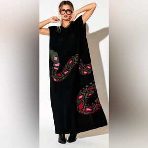 Dressed in Lala Snake Sweater Dress L/XL